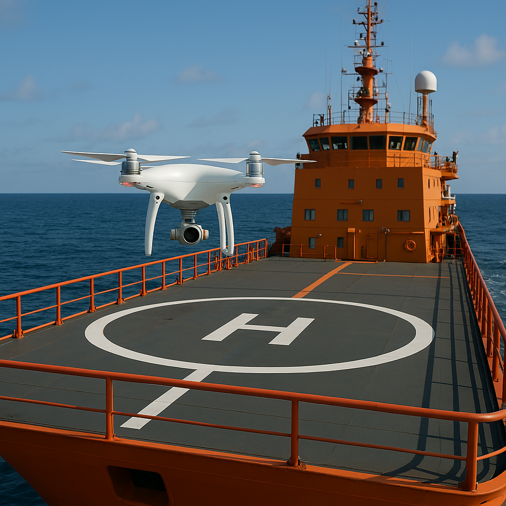 Drone ship landing copilot ai