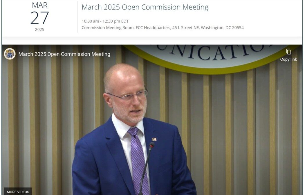 FCC asks about PNT alternatives – Comments due 28 April 2025