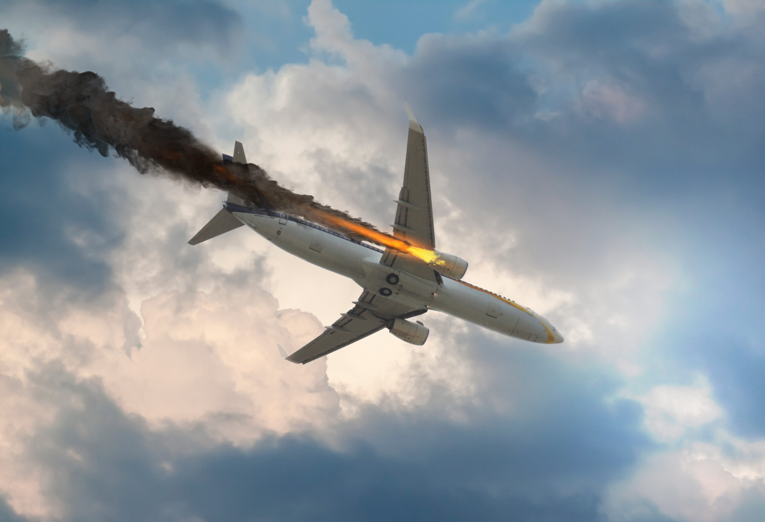 Flame,Of,Airplane,Engine.,(3d,Illustration)