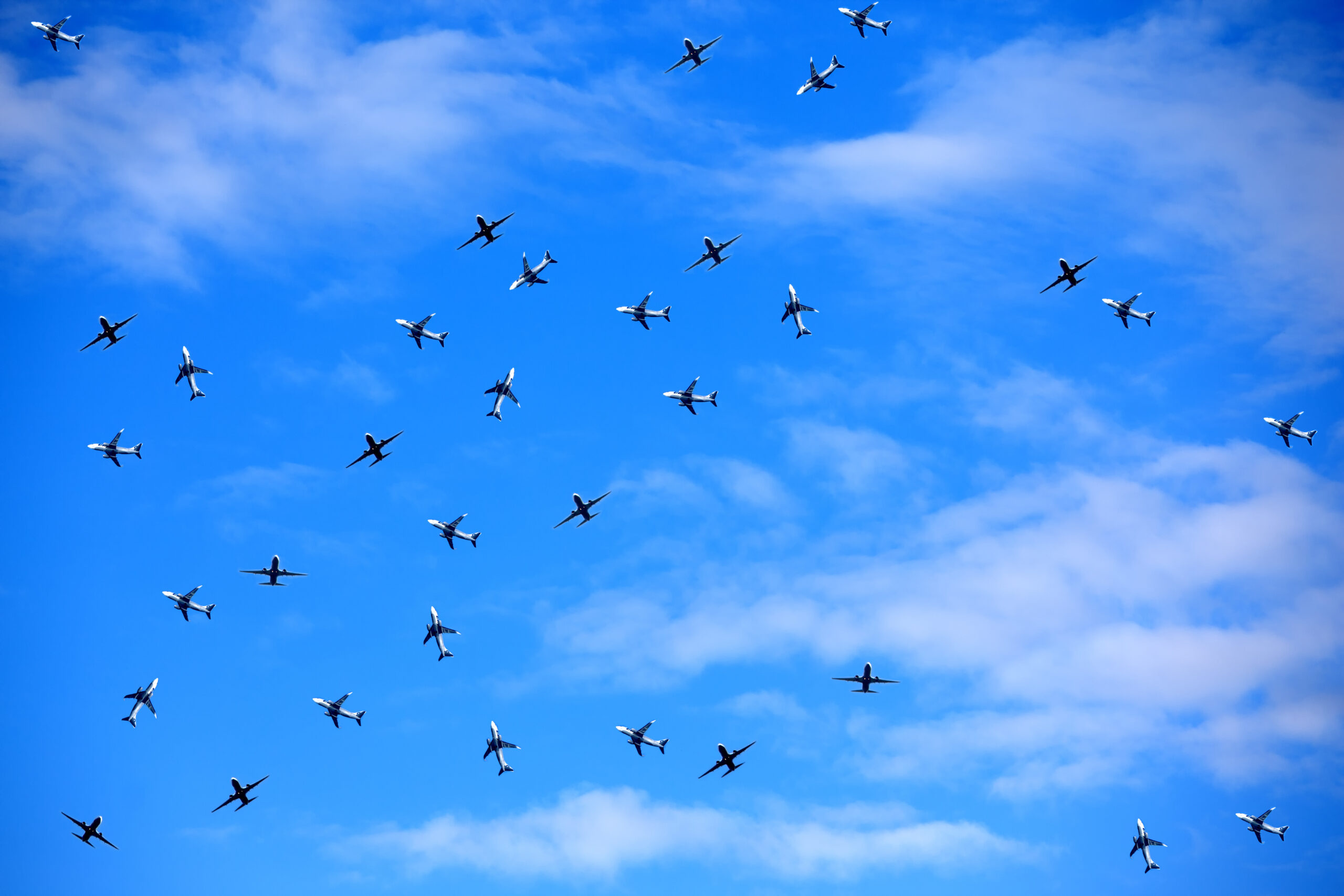 In,The,Blue,Sky,A,Lot,Of,Aircraft